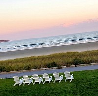 Sunset from Friendship Oceanview Suites. Captured and Copyright by Maine Hospitality Management LLC. All Rights Reserved.